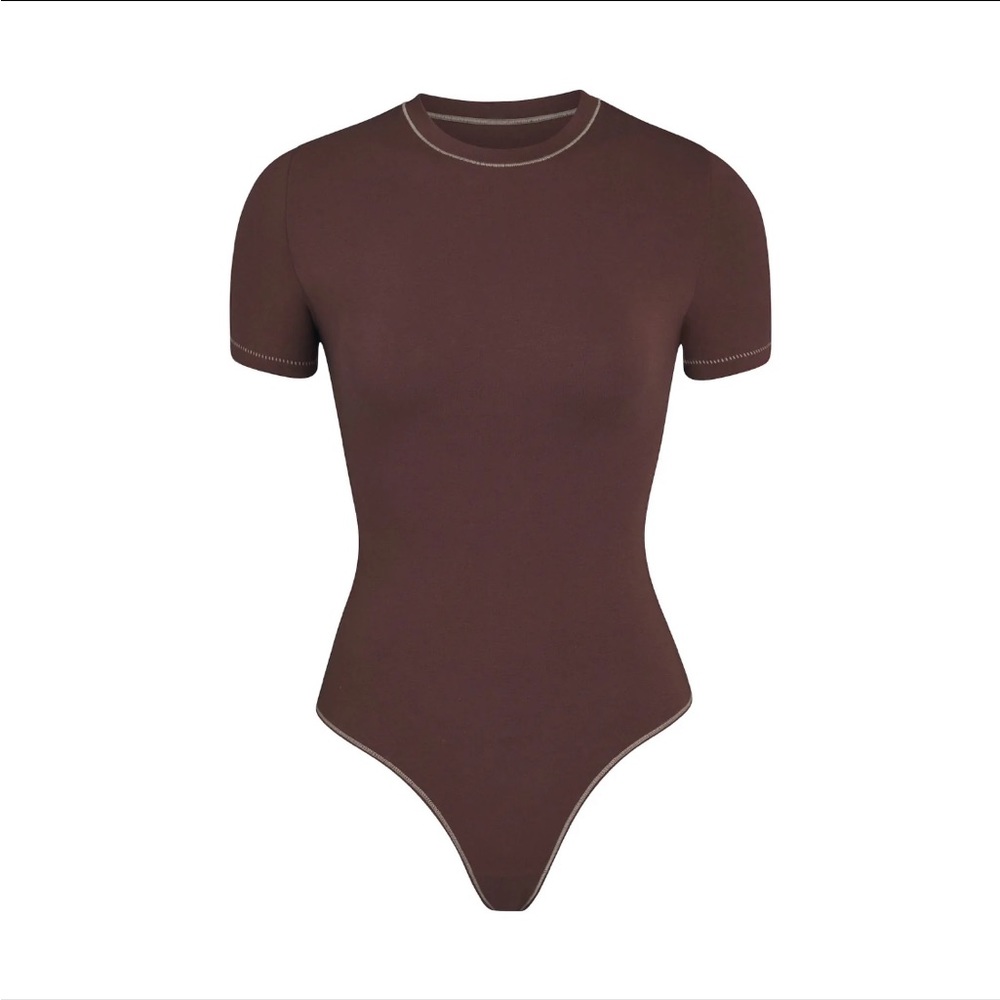 NWT SKIMS Chocolate Thong Bodysuit 2X